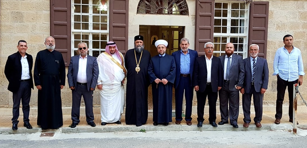 باسيليوس : رحب بوفد اللقاء الإسلامي الوطني معتبرهم كالطيب المسكوب على الرأس النازل على الجيب