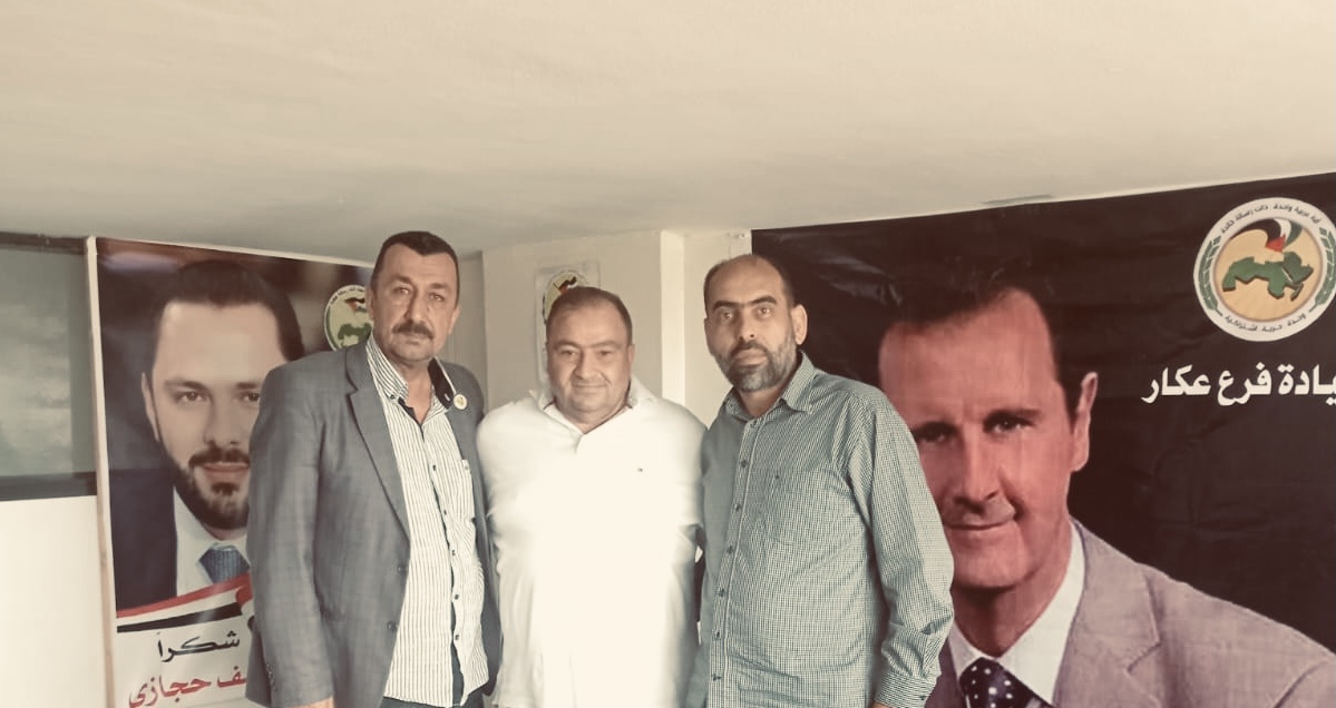 الشيخ طلال الأسعد من مكتب حزب البعث في وادي خالد وجودكم هنا هزم المتآمرين على سوريا اللذين شجعوا على النزوح وفي مقدمهم قوى 14 آذار حيث جعلوا منها قاعده خلفيه لإحتضان الإرهابين والإعلام المضلل وبوجودكم ووجود القوى الوطنيه المقاومه عادت الوادي لتكون نقطة وصل ما بين الشعبين الشقيقين